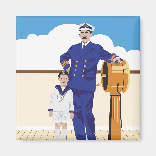 Kühlschrankmagnet "Shipshape" Magnet (Vorne)