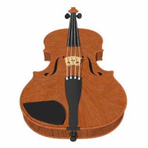 Kühlschrankmagnet:Violine 3D-Modell: Fotoskulptur