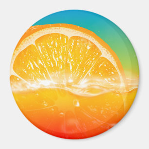 Kühlschrankmagnet von frischem Orangensaft Magnet