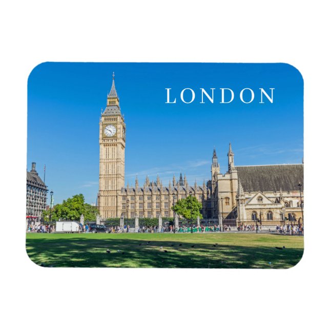 Kühlschrankmagnet zum London Parliament Square Magnet (Horizontal)