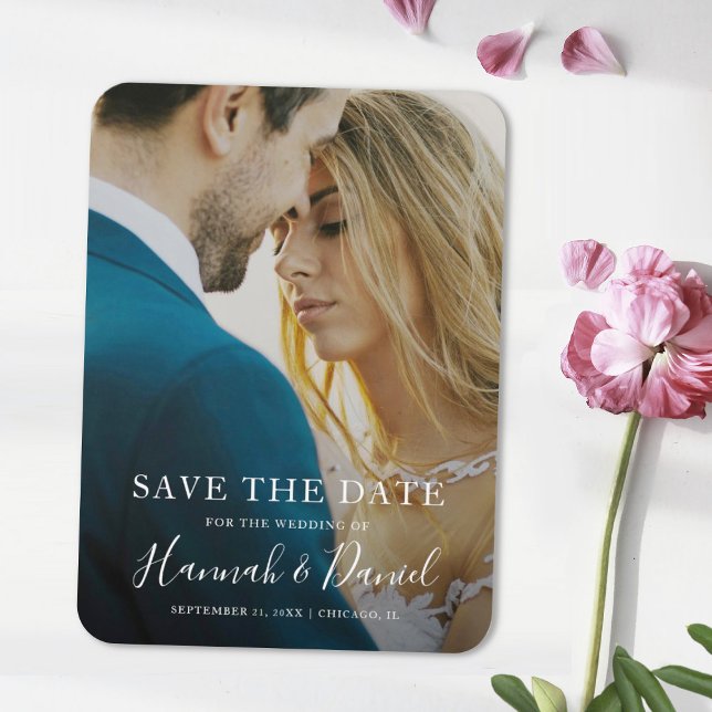 Kühlschrankmagnete mit Foto Save the Date Magnet (Von Creator hochgeladen)