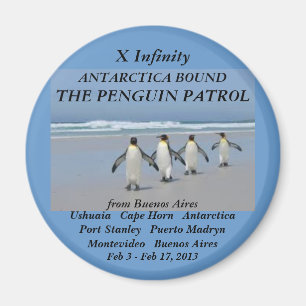 Kühlschrankmagnetunendlichkeit Penguinpatrouille Magnet