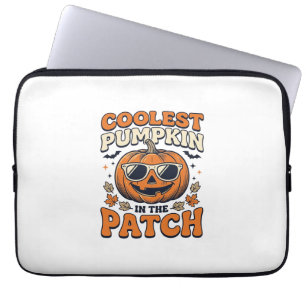Kühlste Kürbis im Patch Vintage Halloween-Shirt Laptopschutzhülle