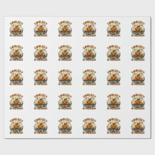 Kühlste Kürbisfeld-Sonnenbrille Hexenhut Halloween Geschenkpapier