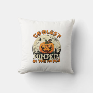 Kühlste Kürbisfeld-Sonnenbrille Hexenhut Halloween Kissen
