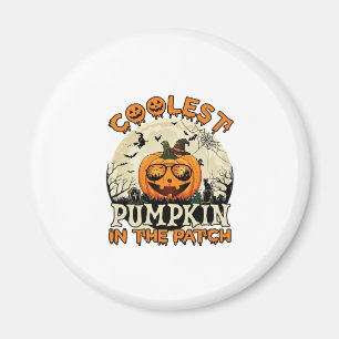 Kühlste Kürbisfeld-Sonnenbrille Hexenhut Halloween Magnet