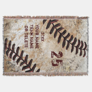 Kühlste personalisierte Baseball-Wurfdecke Decke