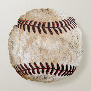 Kühlste runde Stein-Optik Vintage-Baseball-Kissen Rundes Kissen