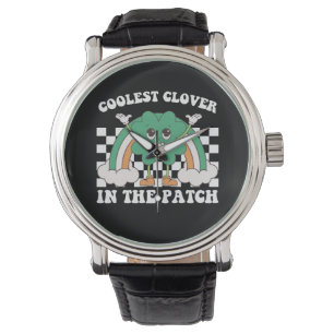 Kühlster Klee im Fleck St. Patrick's Day Armbanduhr