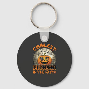 Kühlster Kürbisfeld Halloween Gruselige Sonnenbril Schlüsselanhänger