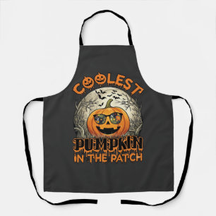 Kühlster Kürbisfeld Halloween Gruselige Sonnenbril Schürze