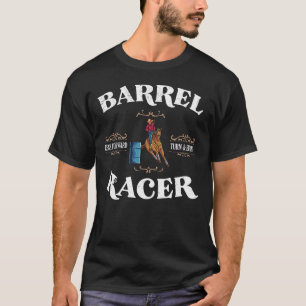 Kuhmädchen Barrel Racing Wettbewerber stolz Turn A T-Shirt