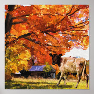 Kuhmalerei Poster