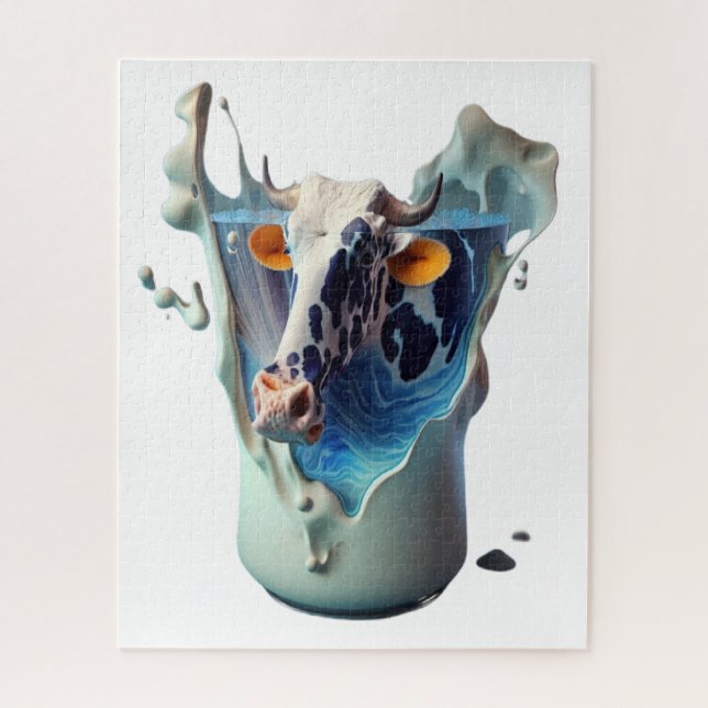 Kuhmilch Puzzle (Vertikal)