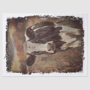 Kuhmilchmelken Holstein Friesian Tissue Paper Seidenpapier