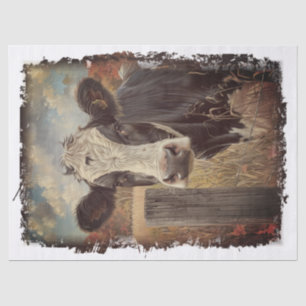 Kuhmilchmelken Holstein Friesian Tissue Paper Seidenpapier