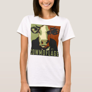 Kuhmoflage Fun Pop Art inspirierter Kuh T-Shirt