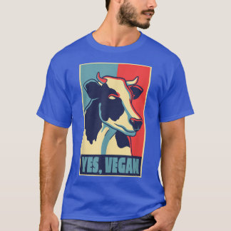 Kuhmotiv für veganes Vegetarierteam Herbivore T-Sh T-Shirt