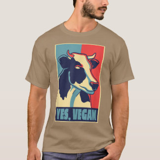 Kuhmotiv für veganes Vegetarierteam Herbivore T-Shirt