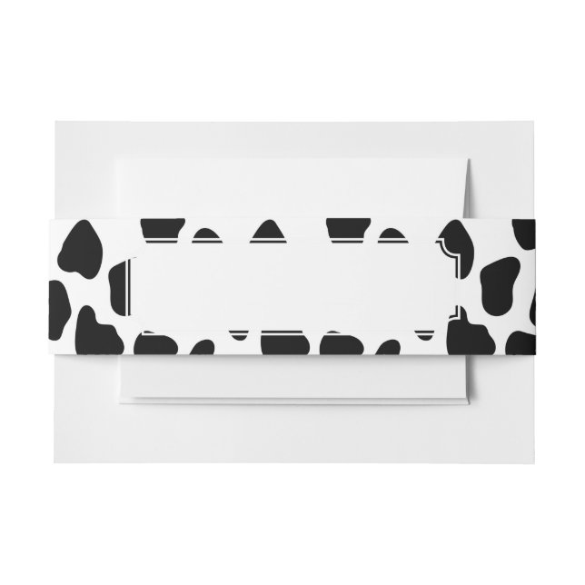 Kuhmuster Einladungsbanderole (Vorderseite Beispiel)