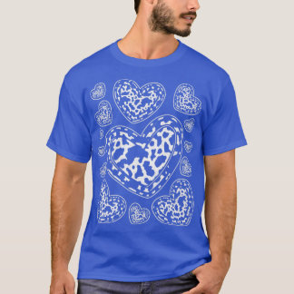 Kuhmuster Herz Tierdruckkuh T-Shirt
