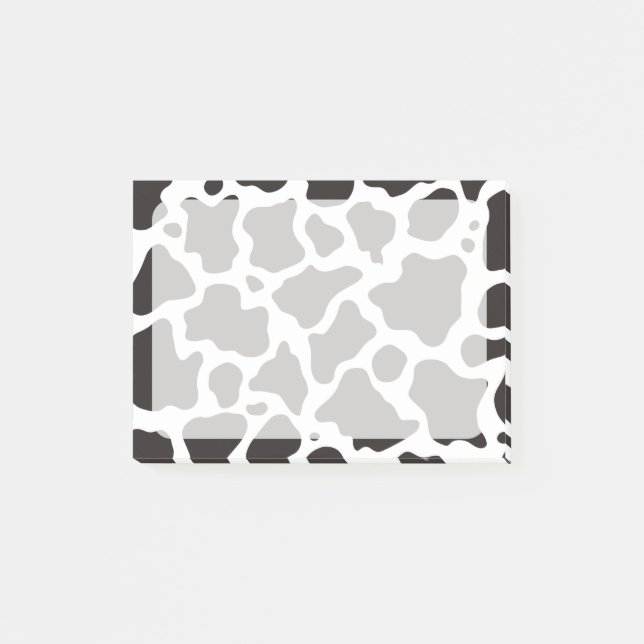 Kuhmuster-Hintergrund Post-it Klebezettel (Vorderseite)