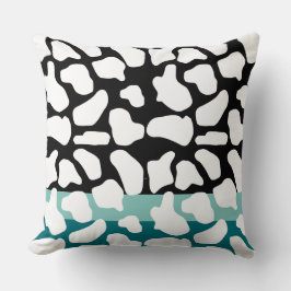 Kuhmuster nahtlos grafisch kissen