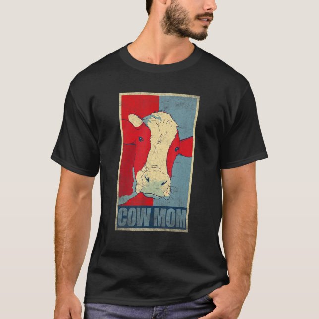 Kuhmutter für Rinderfarmbesitzer T-Shirt (Vorderseite)