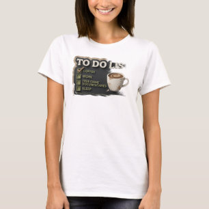 Kühn & Schön Gold KAFFEE ARBEIT WAHRER KRIMI T-Shirt
