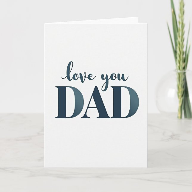 Kühn Vater Serif Vaterschaft Karte (Vorderseite)