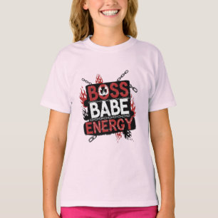 Kühn wie ein Boss – Teenie Grafik T-Shirt
