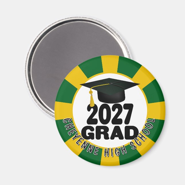 Kühne Abschlussklasse 2027 Magnet (Vorderseite/Rückseite)