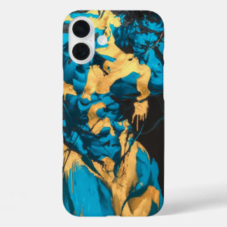 kühne Abstrakte Kriegerin iPhone 16 Plus Hülle