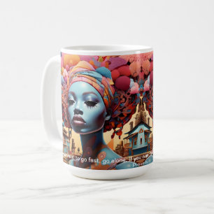 Kühne Afrikanische Abstrakte Kunst Afrikanische S Kaffeetasse
