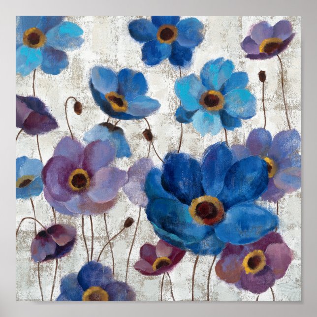 kühne Anemone Poster (Vorne)