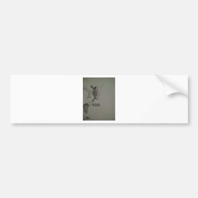 kühne Aussage: Handeln Sie wie Männer, seien Sie s Autoaufkleber (Vorne)