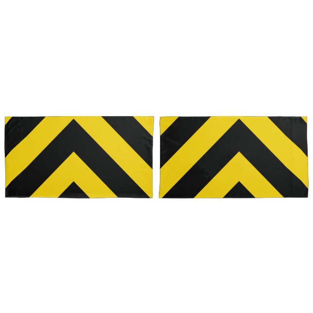 Kühne Autobahn Verkehr Hummel Bee Chevrons Kissenbezug (Vorderseite-Set)