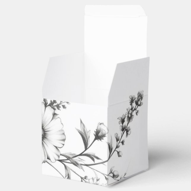 kühne B&W-Wildblumen Geschenkschachtel (Geöffnet)
