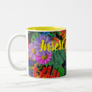 Kühne Blüten Zweifarbige Tasse