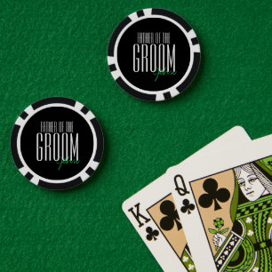 Kühne Briefe "Vater des Grooms" Hochzeitsfeier Pokerchips