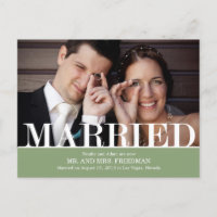 kühne Briefe verkünden die Hochzeit