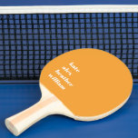 kühne farbenfrohe Orange Green Summer Family Names<br><div class="desc">Spaß Personalisierte Sommerpingpongpaddeln mit kühlen Farben - orange und grün (aber Sie können die Farben im Design-Tool ändern,  wenn Sie möchten),  angepasst mit Ihren Namen der Wahl. Macht ein großartiges Geschenk für die Hauswärmung!</div>