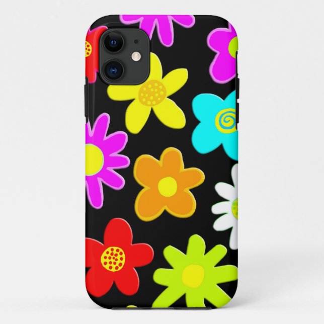 kühne farbige Blume Case-Mate iPhone Hülle (Rückseite)