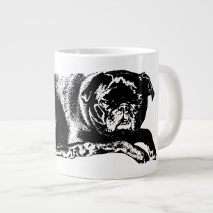 Kühne Form, gemütliche Reflexionen Jumbo-Tasse