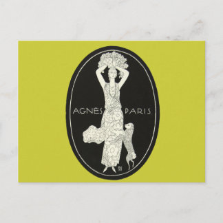 Kühne Französisch Agnes Paris Französisch Mode Fra Postkarte