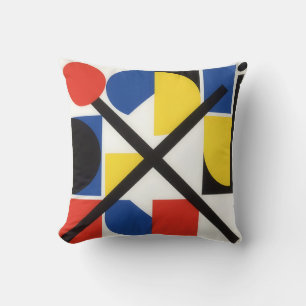 Kühne geometrische Bauhaus Suprematistische Kunst Kissen