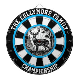 Kühne gezackte Hirschwall Art Dartscheibe