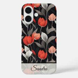 Kühne Hochzeitsgunst Tulpen Name iPhone 16 Hülle
