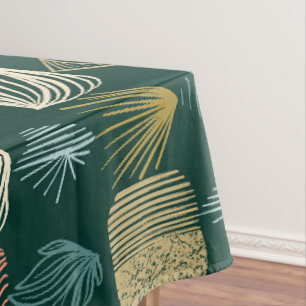 Kühne Karibikstämme Mudcloth: Boho Aquamarin Tischdecke