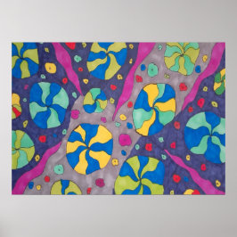 Kühne kosmische Kanadische Kunst Poster